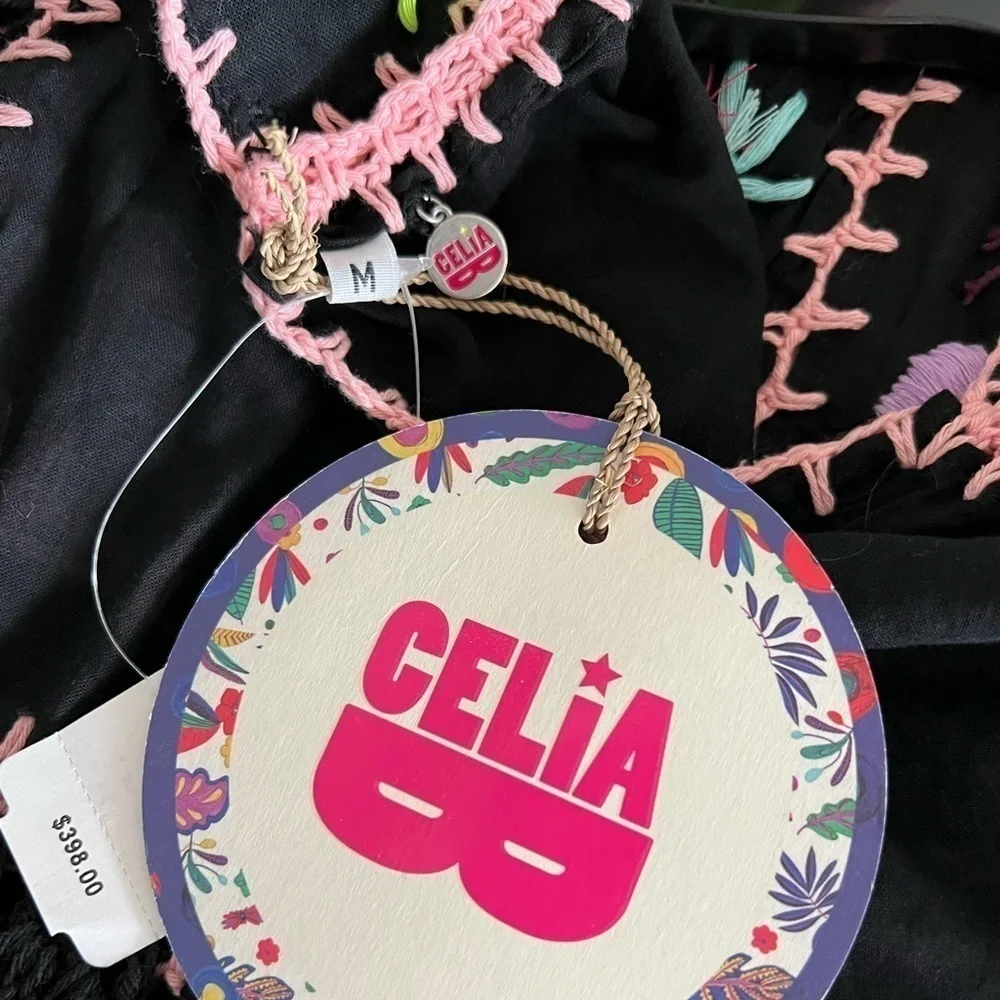 CELIAB Scarlet Floral Multicolor Embroidered Dress - Picture 9 of 15